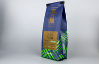 Η λιπασματοποιήσιμη συσκευάζοντας τσάντα καφέ με τη μεταλλίνη βαλβίδων 250g τελειώνει