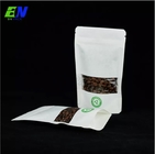 Βιοδιασπάσιμη συσκευασία φασολιών καφέ σακουλών τροφίμων PLA επαναχρησιμοποιήσιμη με τη βαλβίδα