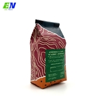 Καλά Gusset Metaillic δευτερεύουσες τσάντες καφέ δεσμών κασσίτερου απόδειξης μυρωδιάς σακουλών
