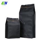 Τυπωμένη συνήθεια τσάντα καφέ που συσκευάζει τη μαύρη τσάντα εγγράφου για το φασόλι καφέ