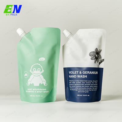 Υγρή συσκευάζοντας τσάντα ξαναγεμισμάτων σακουλών σωλήνων PE Eco φιλική 100% ανακυκλώσιμη διπλή